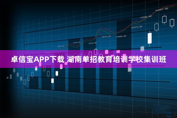 卓信宝APP下载 湖南单招教育培训学校集训班